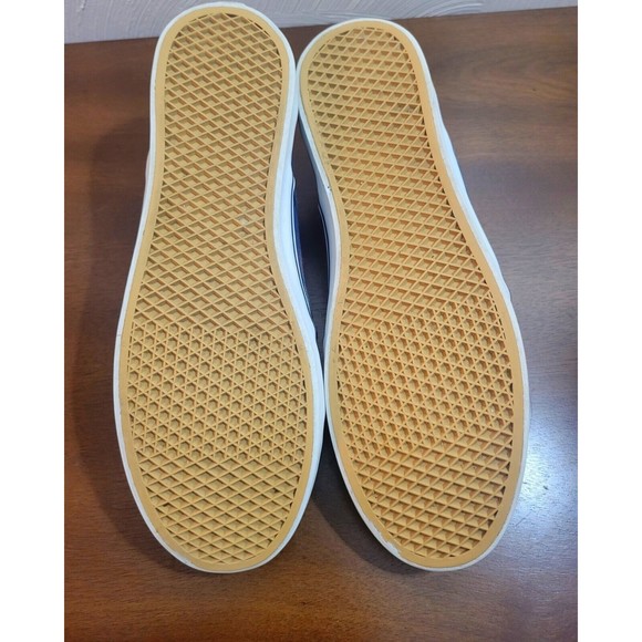 Vans TB4R Womens Low Top Lace Up Skateboarding Shoes Blue Multi Color Plaid Sz 6 - Picture 6 of 7